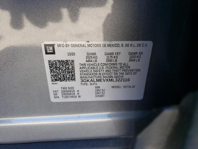 Photo 10 from auction – 2021 GMC TERRAIN SL with VIN 3GKALMEVXML322116