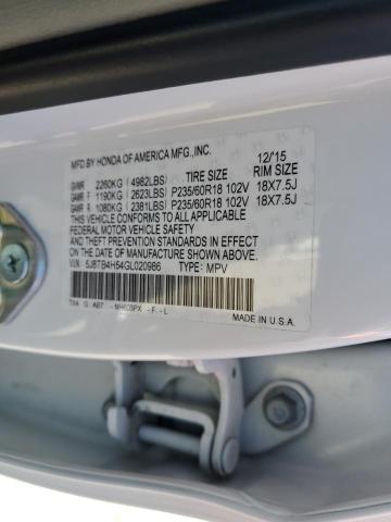 Photo 10 from auction – 2016 ACURA RDX TECHNO with VIN 5J8TB4H54GL020986