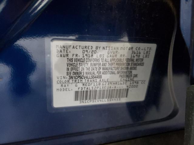 Photo 10 from auction – 2020 NISSAN KICKS SV with VIN 3N1CP5CV4LL554455