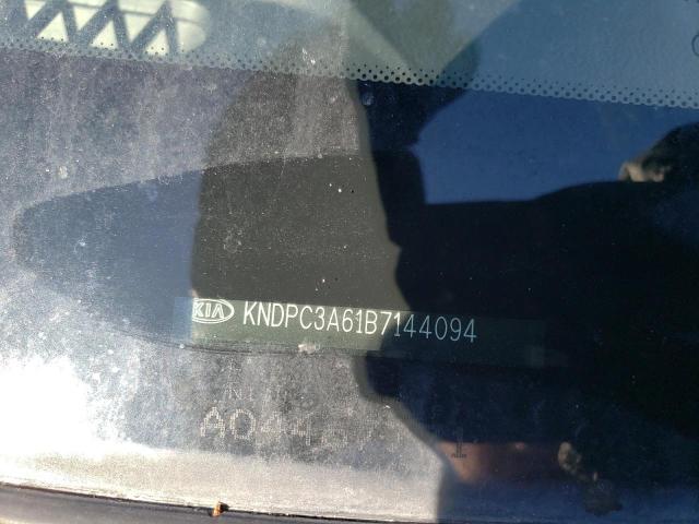 Photo 10 from auction – 2011 KIA SPORTAGE E with VIN KNDPC3A61B7144094