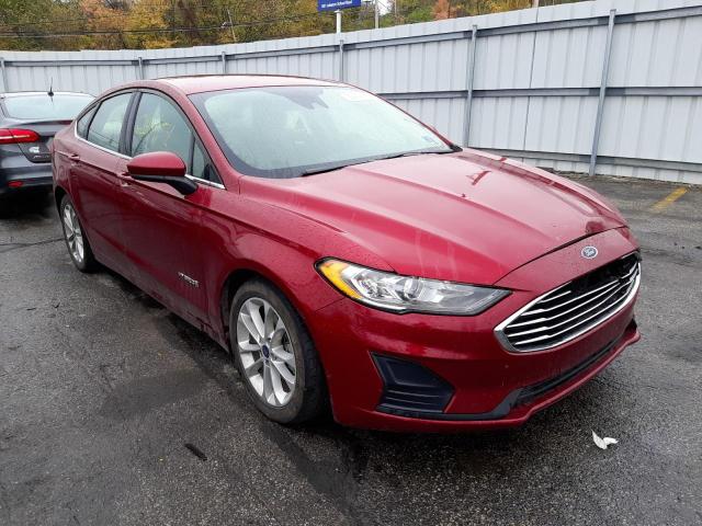 FORD FUSION SE 2019 with VIN 3FA6P0LU8KR131819 - Photo from auction