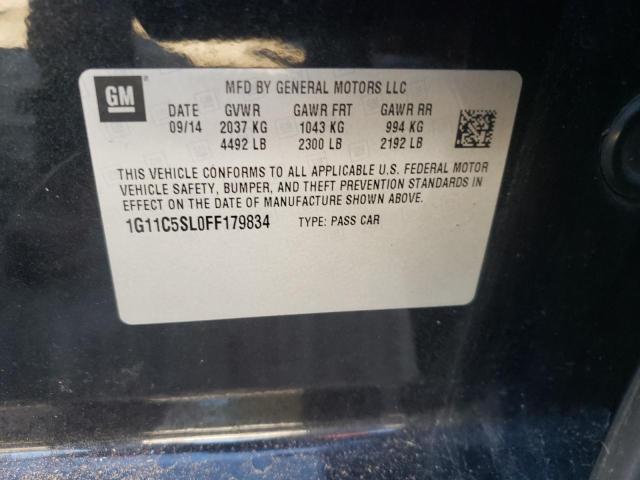 Photo 10 from auction – 2015 CHEVROLET MALIBU with VIN 1G11C5SL0FF179834