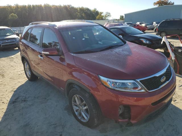 KIA SORENTO LX 2014 with VIN 5XYKTDA78EG445526 - Photo from auction