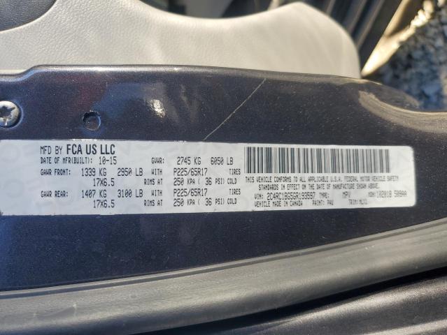 Photo 10 from auction – 2016 CHRYSLER TOWN & COU with VIN 2C4RC1BG5GR193597