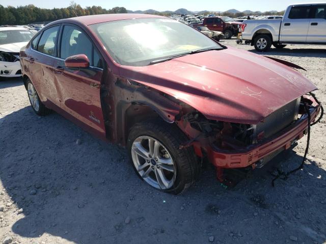 FORD FUSION SE 2018 with VIN 3FA6P0LU7JR172988 - Photo from auction