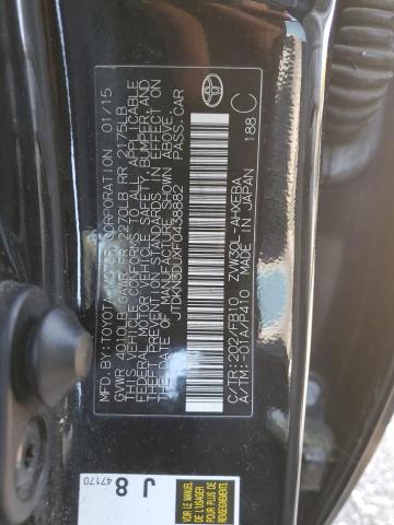 Photo 10 from auction – 2015 TOYOTA PRIUS with VIN JTDKN3DUXF0438882