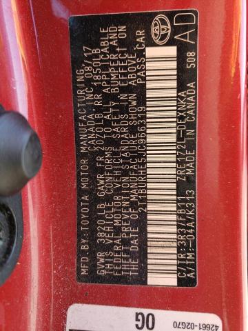 Photo 10 from auction – 2018 TOYOTA COROLLA L with VIN 2T1BURHE5JC966319