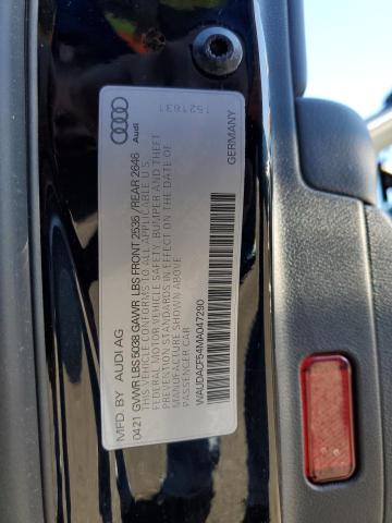 Photo 10 from auction – 2021 AUDI A5 PREMIUM with VIN WAUDACF54MA047290