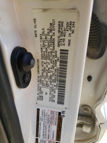 Photo 10 from auction – 2005 TOYOTA 4RUNNER SR with VIN JTEBU14R058040367