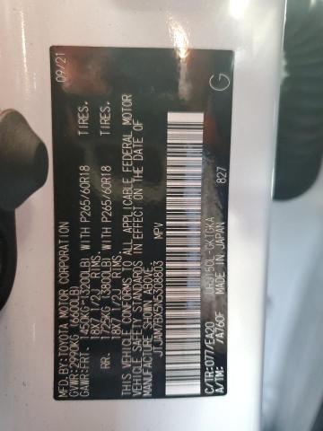Photo 10 from auction – 2022 LEXUS GX 460 with VIN JTJAM7BX5N5308803