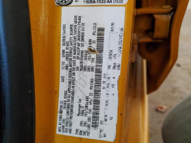 Photo 10 from auction – 2011 FORD FIESTA SES with VIN 3FADP4FJ6BM167649