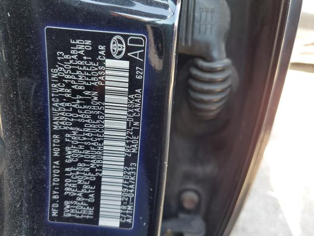Photo 10 from auction – 2014 TOYOTA COROLLA L with VIN 2T1BURHE1EC026752