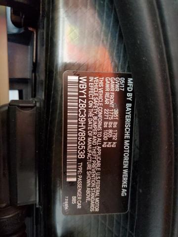Photo 10 from auction – 2017 BMW I3 REX with VIN WBY1Z8C39HV893538