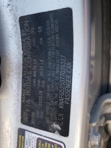 Photo 10 from auction – 2007 KIA RONDO BASE with VIN KNAFG525377026327