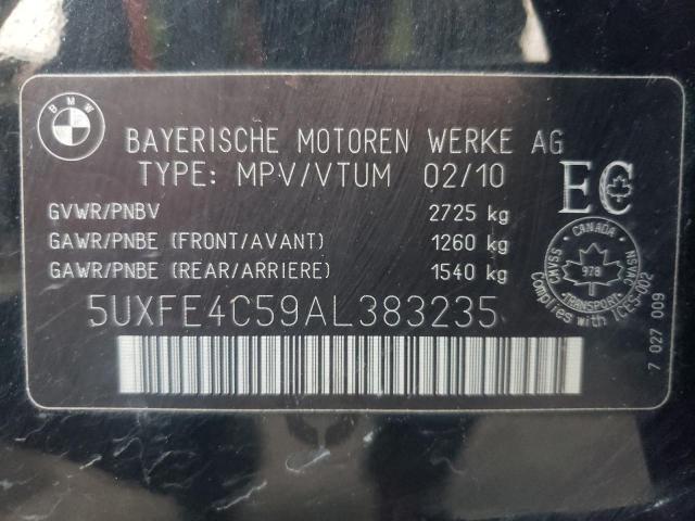 Photo 10 from auction – 2010 BMW X5 XDRIVE3 with VIN 5UXFE4C59AL383235