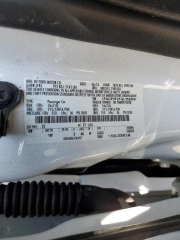 Photo 10 from auction – 2016 FORD FOCUS SE with VIN 1FADP3F21GL352509
