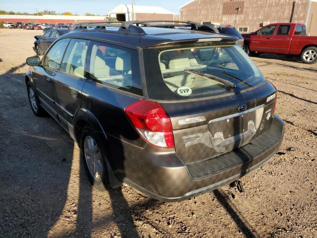Photo 3 from auction – 2008 SUBARU OUTBACK 2. with VIN 4S4BP61C687336377