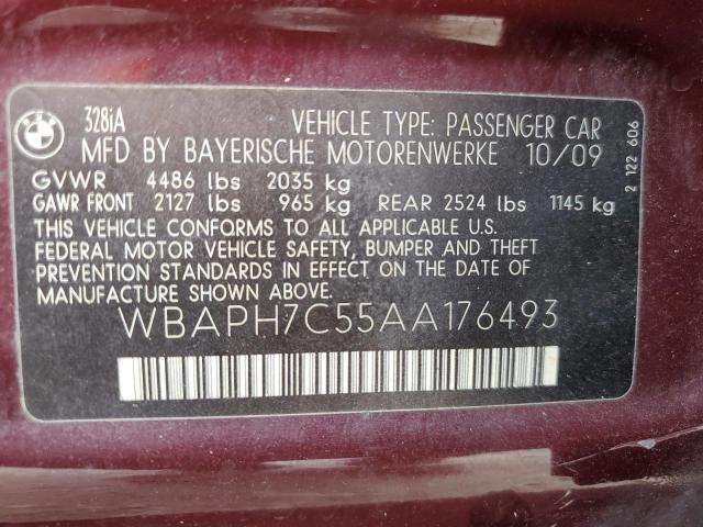 Photo 10 from auction – 2010 BMW 328 I with VIN WBAPH7C55AA176493