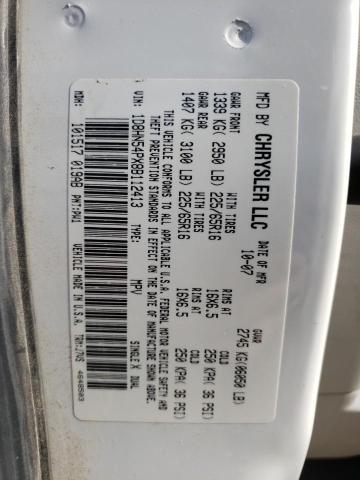 Photo 10 from auction – 2008 DODGE GRAND CARA with VIN 1D8HN54PX8B112413
