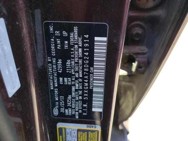 Photo 10 from auction – 2013 KIA OPTIMA LX with VIN 5XXGM4A78DG241914