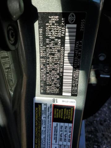 Photo 10 from auction – 2013 TOYOTA AVALON BAS with VIN 4T1BK1EB5DU050504