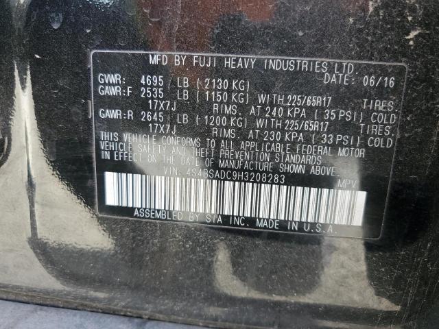 Photo 10 from auction – 2017 SUBARU OUTBACK 2. with VIN 4S4BSADC9H3208283