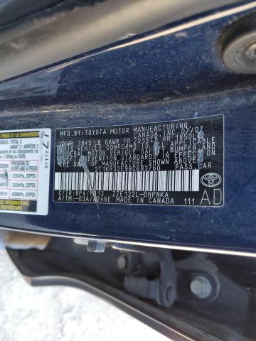 Photo 10 from auction – 2008 TOYOTA COROLLA MA with VIN 2T1KR32E98C693760