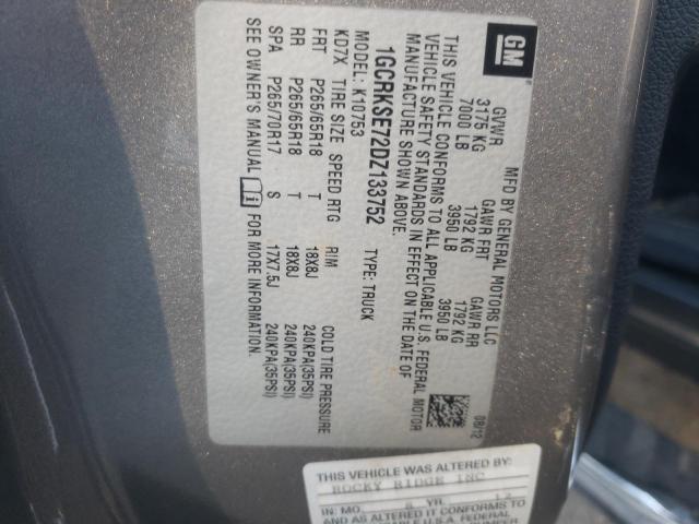 Photo 10 from auction – 2013 CHEVROLET SILVERADO with VIN 1GCRKSE72DZ133752