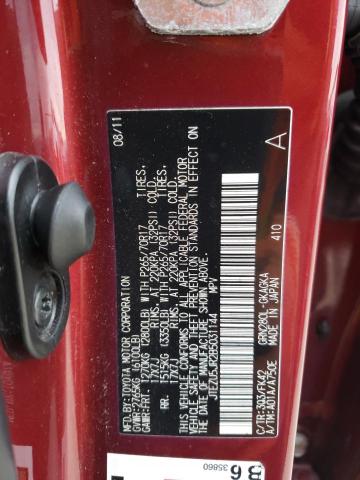 Photo 10 from auction – 2011 TOYOTA 4RUNNER SR with VIN JTEZU5JR2B5031144