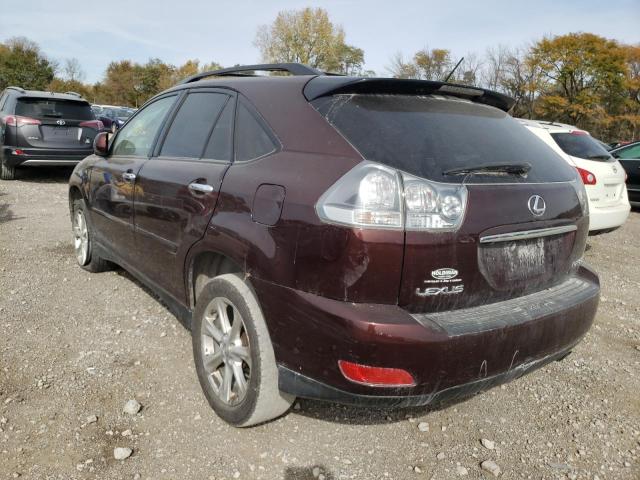 Photo 3 from auction – 2009 LEXUS RX 350 with VIN JTJHK31U092857899