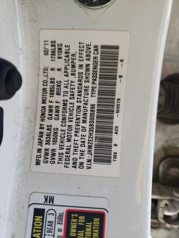 Photo 10 from auction – 2011 HONDA INSIGHT with VIN JHMZE2H35BS005896