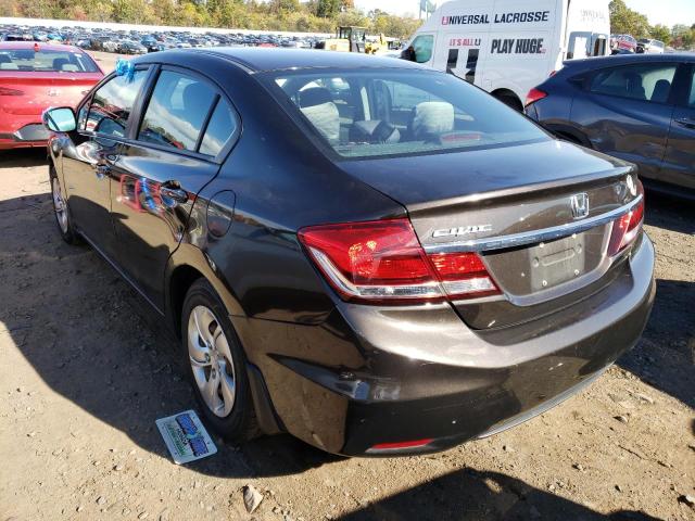 Photo 3 from auction – 2013 HONDA CIVIC LX with VIN 2HGFB2F56DH582871
