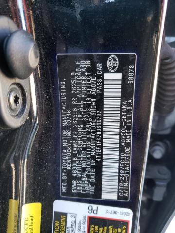Photo 10 from auction – 2017 TOYOTA CAMRY with VIN 4T1BF1FK7HU696782
