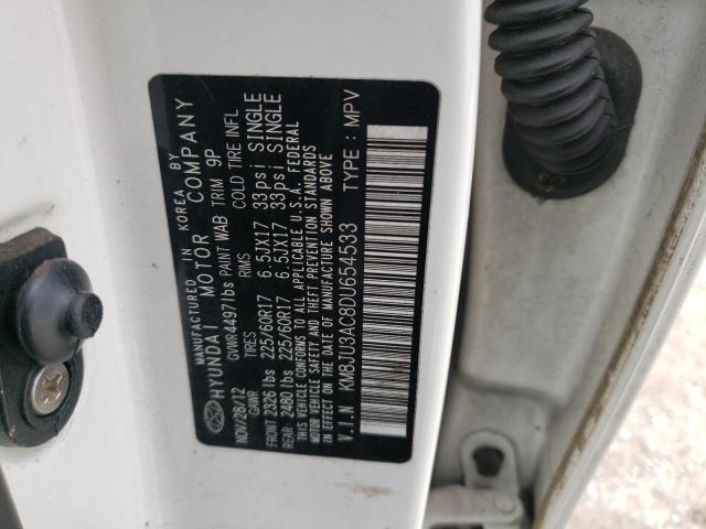Photo 10 from auction – 2013 HYUNDAI TUCSON GLS with VIN KM8JU3AC8DU654533
