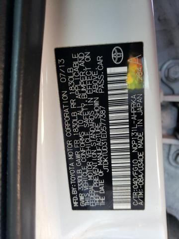 Photo 10 from auction – 2014 TOYOTA YARIS with VIN JTDKTUD31ED577387