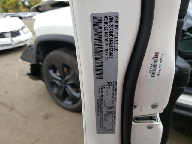 Photo 10 from auction – 2020 JEEP COMPASS LA with VIN 3C4NJDBB3LT223648
