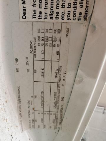 Photo 10 from auction – 2000 CHEVROLET EXPRESS G3 with VIN 1GBJG31J2X1070570