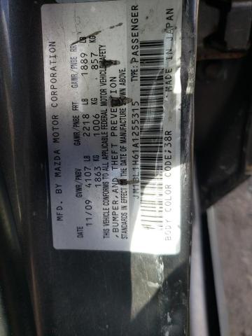 Photo 10 from auction – 2010 MAZDA 3 S with VIN JM1BL1H61A1255315
