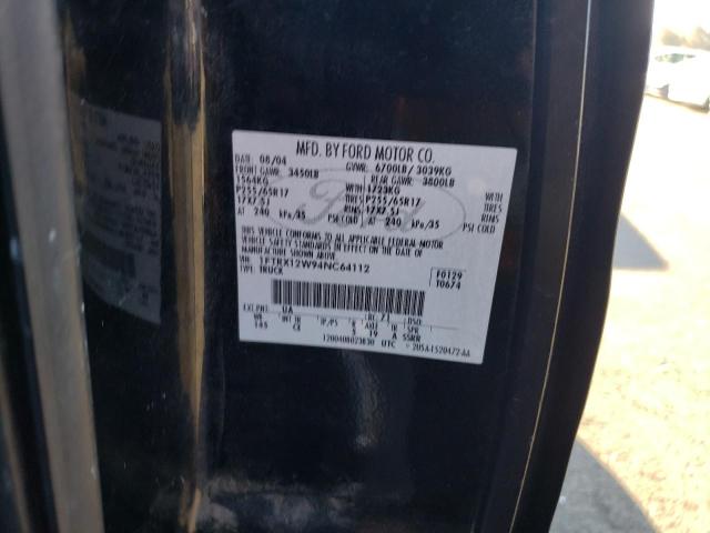 Photo 10 from auction – 2004 FORD F150 with VIN 1FTRX12W94NC64112