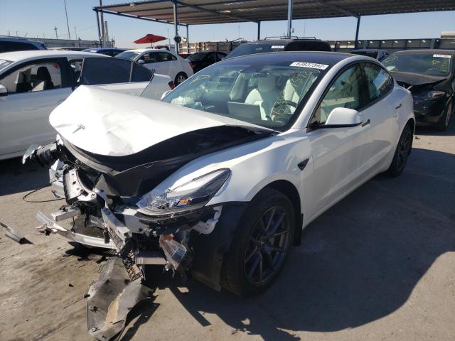 Photo 2 from auction – 2022 TESLA MODEL 3 with VIN 5YJ3E1EB8NF253865