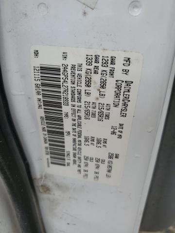 Photo 10 from auction – 2007 CHRYSLER TOWN & COU with VIN 2A4GP54L27R218933