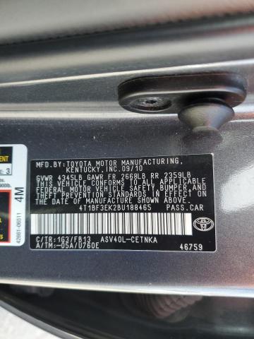 Photo 10 from auction – 2011 TOYOTA CAMRY BASE with VIN 4T1BF3EK2BU188465