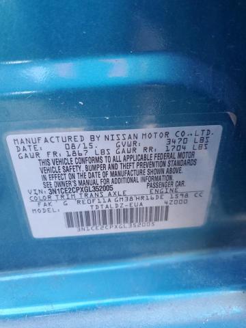 Photo 10 from auction – 2016 NISSAN VERSA NOTE with VIN 3N1CE2CPXGL352005