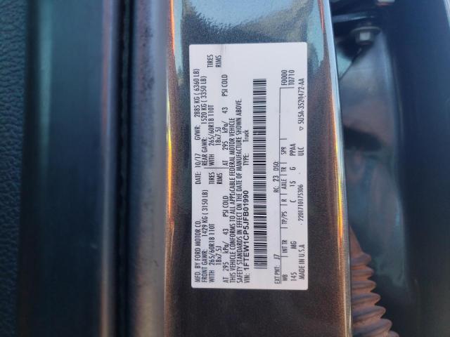 Photo 10 from auction – 2018 FORD F150 SUPER with VIN 1FTEW1CP5JFB01990