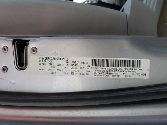 Photo 10 from auction – 2010 CHRYSLER TOWN & COU with VIN 2A4RR5D11AR480080