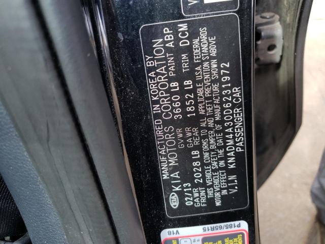 Photo 10 from auction – 2013 KIA RIO LX with VIN KNADM4A30D6231972