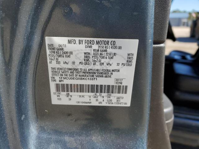 Photo 10 from auction – 2011 FORD ESCAPE LIM with VIN 1FMCU0EGXBKC13371
