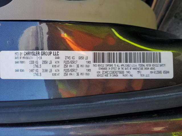 Photo 10 from auction – 2014 CHRYSLER TOWN & COU with VIN 2C4RC1CG8ER279689