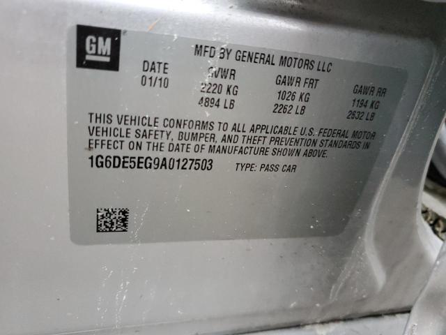Photo 10 from auction – 2010 CADILLAC CTS LUXURY with VIN 1G6DE5EG9A0127503