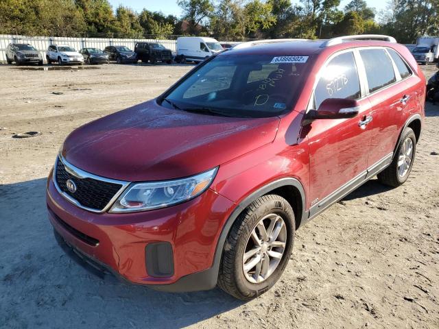 Photo 2 from auction – 2014 KIA SORENTO LX with VIN 5XYKTDA78EG445526